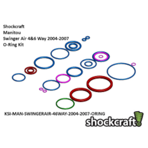 Products: Manitou Swinger Air 4&6 Way 2004-2007 O-ring Kit (Shockcraft) Shockcraft