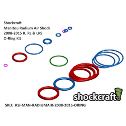 Manitou Radium & LRS 2008-2015 O-ring Kit (Shockcraft) Shockcraft