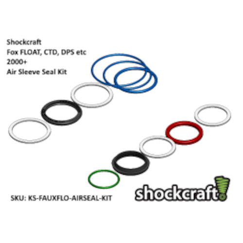 Faux Flo Air Sleeve Service Kit for Fox Float Shocks (Shockcraft) Shockcraft