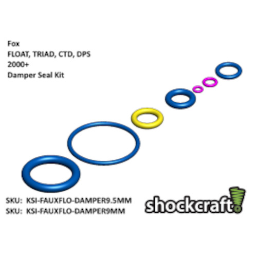 Faux Flo Damper O-ring Kit for Fox Float Shocks (Shockcraft) Shockcraft