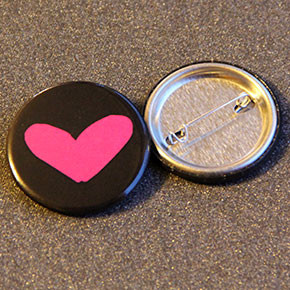 Button Badge Shockingpink