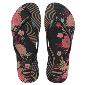 .Havaianas Womens Slim ORGANIC Flip Flops - (7892) - HVSV - F