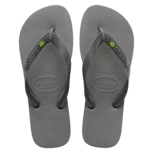 .Havaianas Mens Brazil Flip Flop Steel Grey - (BRAZIL 5178) - HV45 - F