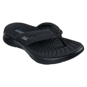 .Skechers GOwalk Flex Sandal Impress - Black/Black - (141445.BBK) - GFS - R2L16