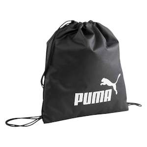 Shoe: .Puma Phase Gym Sack Bag - Black/White - (07994401) - F