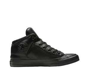 .Converse Chuck Taylor Unisex All Star High Street Mid Black Mono - (A10447) - OXL - R1L6