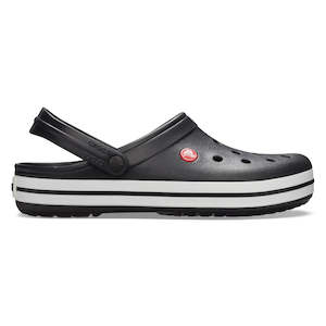 - Crocs Unisex Original Crocband Clogs Black/White/Red Adults - (11016-001) - F - C25