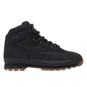 Timberland Men's Euro Hiker Mid - Black - (T1OABS319BK) - BLK Nubuck - HIK - R2L14