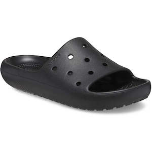 Shoe: - Crocs Classic Slides (Scuffs) Mens Black - (209401-001) - F