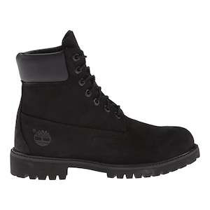 Shoe: Timberland Womens 6 inch Premium Black - (TB08658A) - W - R1L5 - L/P