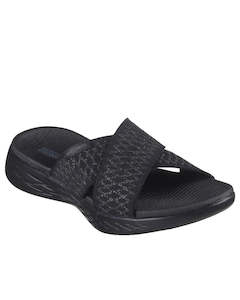 .Skechers On The Go 600 Enchanted - Black/Black - (140790.BBK) - TED - R2L16