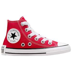 .Converse Chuck Taylor Kids Hi Cut - Red/White/Black - (A10400C) - RBW - R1L1