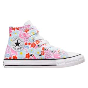 .Converse Chuck Taylor Kids 1V NATURE IN BLOOM HI - WHITE/BLUE SLUSHY/WHITE - (A…