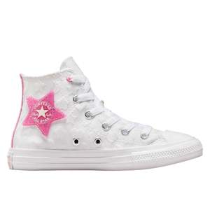 - Converse Chuck Taylor Kids BE-DAZZLING High Top Canvas WHITE/PINK - (A06310) -…