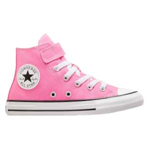 Shoe: - Converse Chuck Taylor KIDS Seasonal Colour 1V HI Top Pink (A06791) - OPS - R1L1