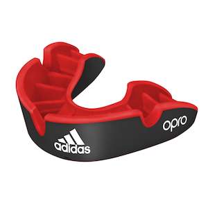 .Adidas Mouth Guard Opro Silver - BLACK - (E) Youth upto 10 (002371009) - F