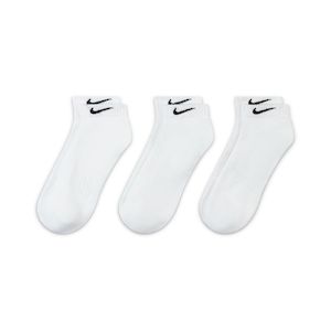 .Nike Unisex Everyday Cushion Ankle Socks 3pk - (SX7670 100) - F - L/P