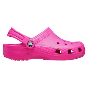 .Crocs Original Classic Clogs Pink Crush Kids/Youth (Beach) - PINK CRUSH - (206991-6TW) - F