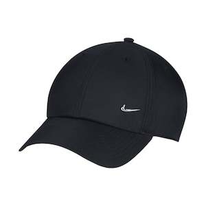 - Nike Dri-FIT Club Unstructured Unisex Metal Swoosh Black/Silver Cap - (FB5372-010) - F