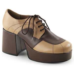 Shoe: JAZZ-06 Tan-Brown Pu