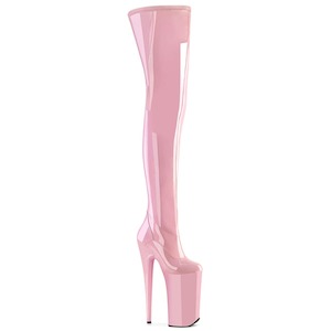 BEYOND-4000 Baby Pink Stretch Patent/Baby Pink