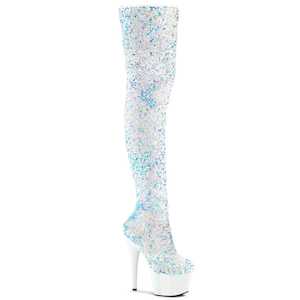 Shoe: ADORE-3020 White Multi Sequins/White