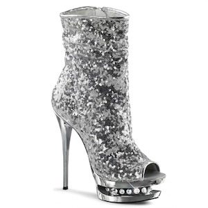 BLONDIE-R-1008 Silver Sequins/Silver Chrome