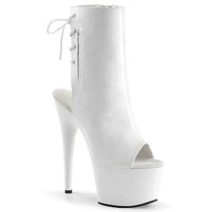 ADORE-1018 White Faux Leather/White