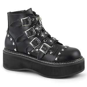 Shoe: EMILY-315 Black Vegan Leather