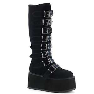 Shoe: DAMNED-318 Black Velvet