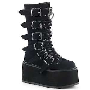 Shoe: DAMNED-225 Black Velvet