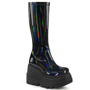 SHAKER-65 Stretch Black Patent Hologram