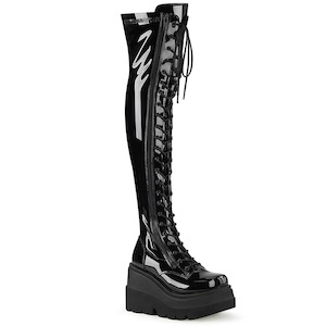 SHAKER-374 Black Stretch Patent