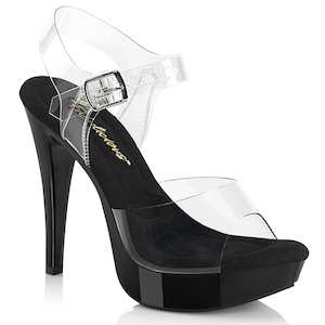 Shoe: COCKTAIL-508 Shoes Clear/Black