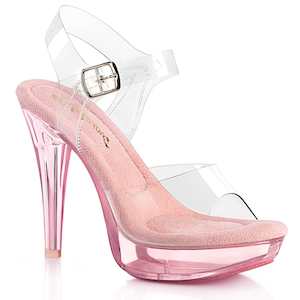 Shoe: COCKTAIL-508 Shoes Clear-Baby Pink/Baby Pink Tinted