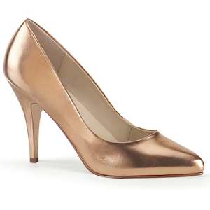 Shoe: VANITY-420 Rose Gold Metallic Pu