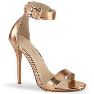 Shoe: AMUSE-10 Rose Gold Metallic Pu