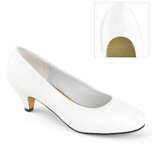 FEFE-01 White Faux Leather