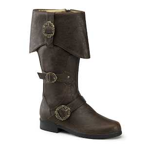 CARRIBEAN-299 Brown Distressed Pu