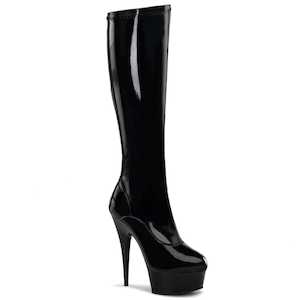 DELIGHT-2000 Black Stretch Patent/Black