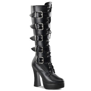 Shoe: ELECTRA-2042 Black Faux Leather