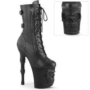 Shoe: RAPTURE-1047 Black Faux Leather/Black Matte