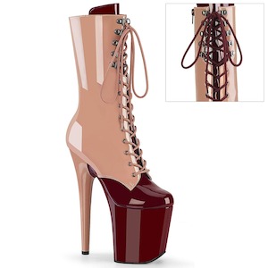 FLAMINGO-1054DC Blush-Burgundy Patent/Blush Burgundy