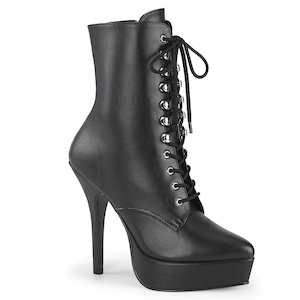 Shoe: INDULGE-1020 Black Faux Leather