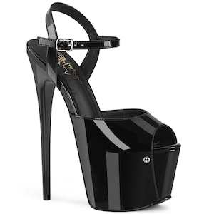 Shoe: JUBILANT-09 Platform Shoes Black Pat