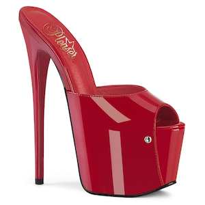 Shoe: JUBILANT-01 Platform Shoes Red Pat