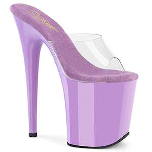 FLAMINGO-801 Platform Shoes Clear/Lavender