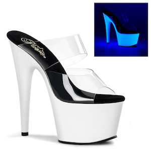 Shoe: ADORE-702UV Clear/Neon White