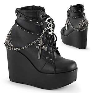 Shoe: POISON-101 Black Vegan Leather