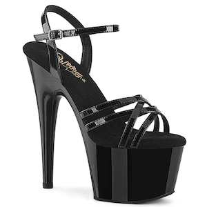 ADORE-717 Platform Shoes Black Patent Black